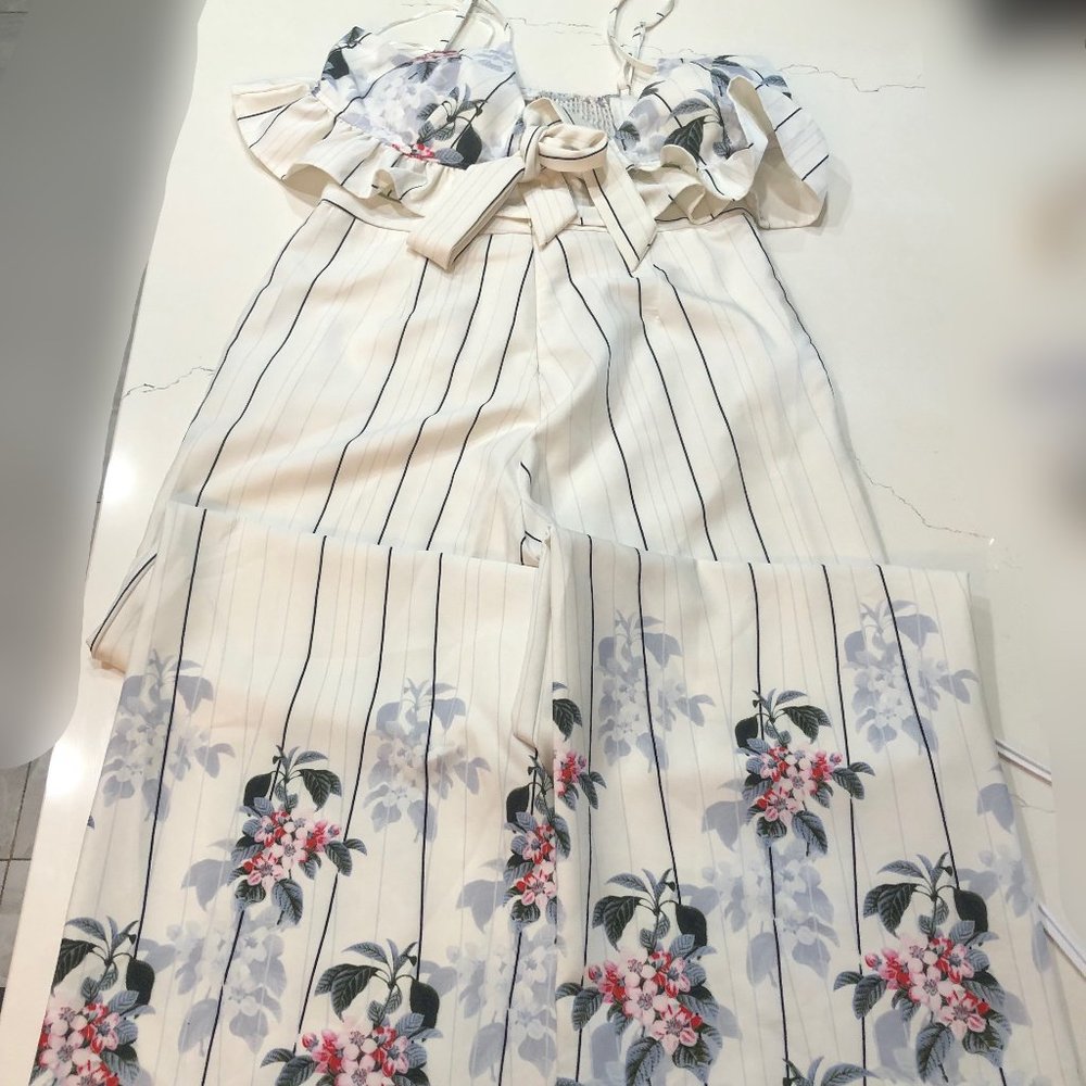 Floral 2 Piece Pant Set